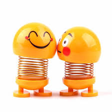 Spring Shaking Head Emoji Toys